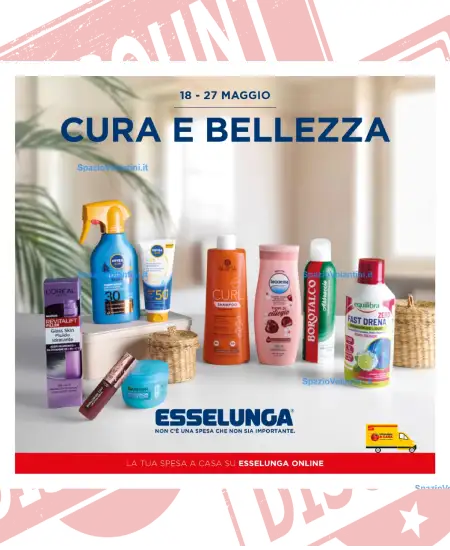 Volantino Esselunga – Cura e Bellezza | Offerte 18-27 Maggio 2026