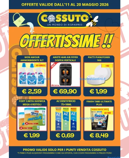 Volantino Cossuto – Offertissime !! | Offerte 11-20 Maggio 2026