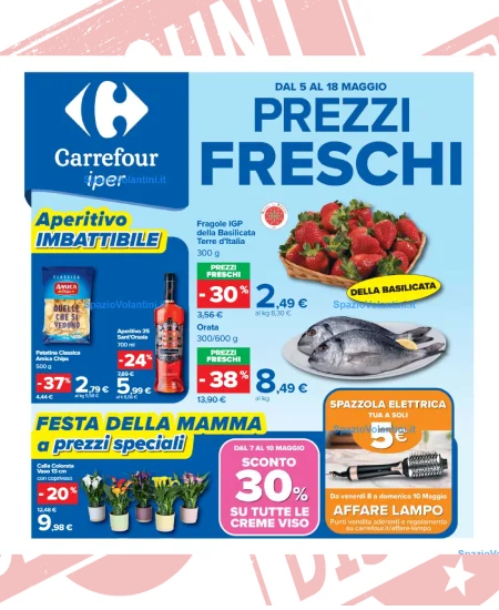 Volantino Carrefour Iper – Prezzi Freschi | Offerte 5 – 18 Maggio 2026