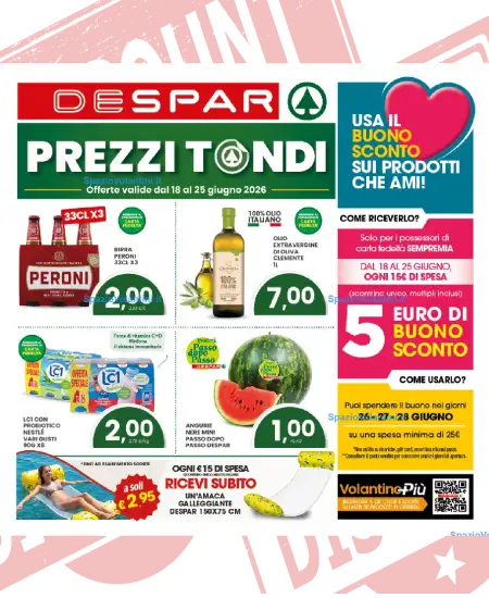 Volantino Despar Sud – Prezzi Tondi | Offerte 18-25 Giugno 2026