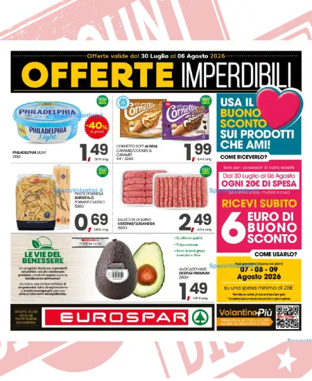 Volantino Eurospar Sud – Offerte Imperdibili | Offerte 30 Luglio – 06 Agosto 2026