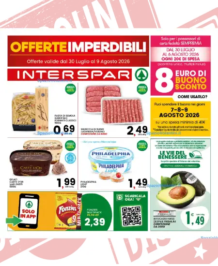 Volantino Interspar Sud – Offerte Imperdibili | Offerte 30 Luglio-9 Agosto 2026