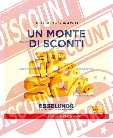 Volantino Esselunga – Un Monte di Sconti | Offerte 30/07-12/08 2026
