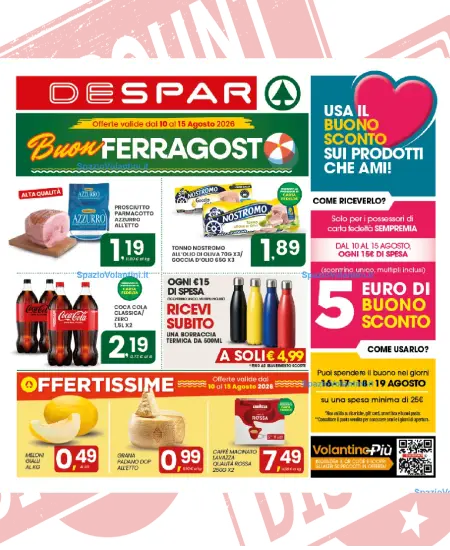Volantino Despar Sud – Buon Ferragosto | Offerte 10-15 Agosto 2026