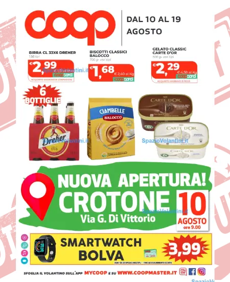 Volantino Coop Master | Offerte 10-19 Agosto 2026