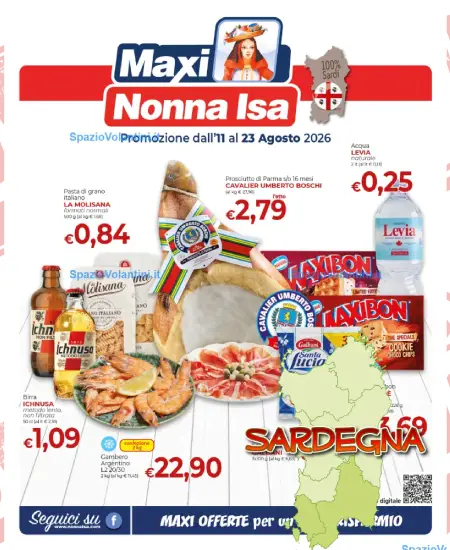 Volantino Maxi Nonna Isa – Promozione dall’11 al 23 Agosto 2026